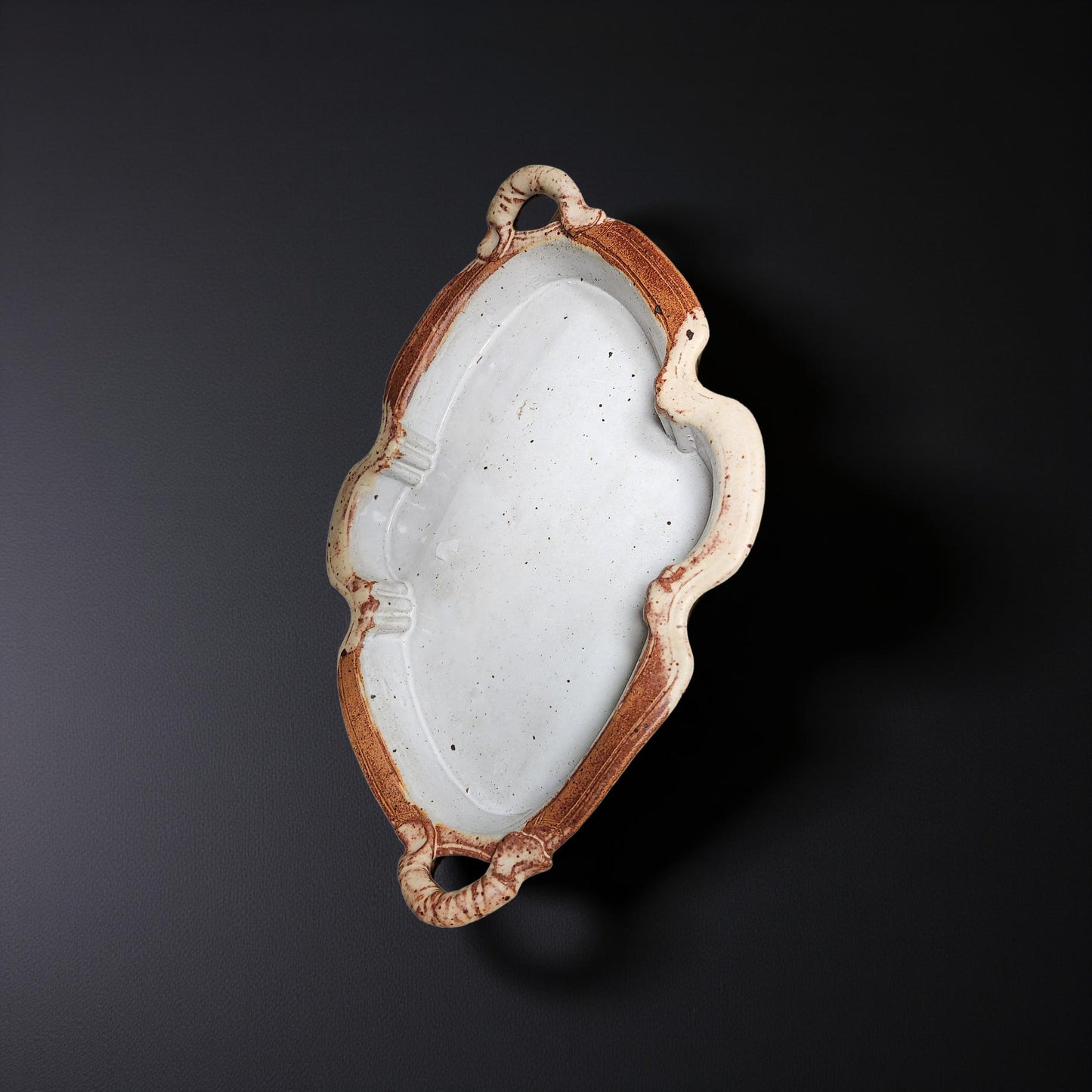 Artisan Ceramic Tray – Handcrafted Decorative Dish for Home Décor - Cypress & Sage - Vermilion