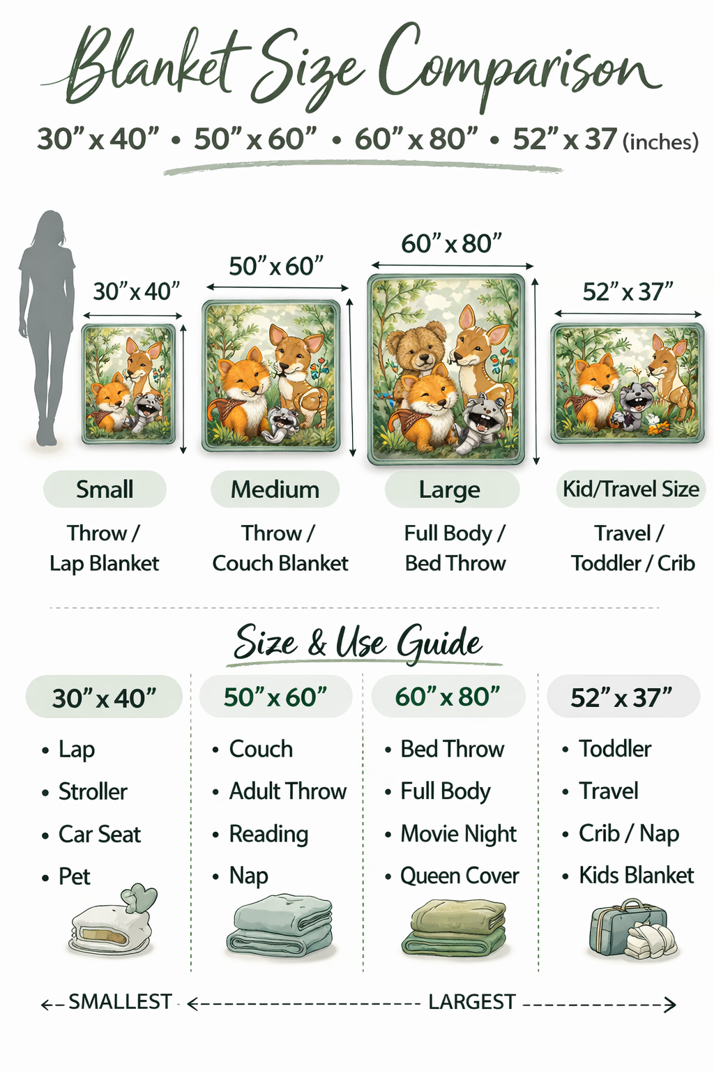 Magical Unicorns Toddler Blanket