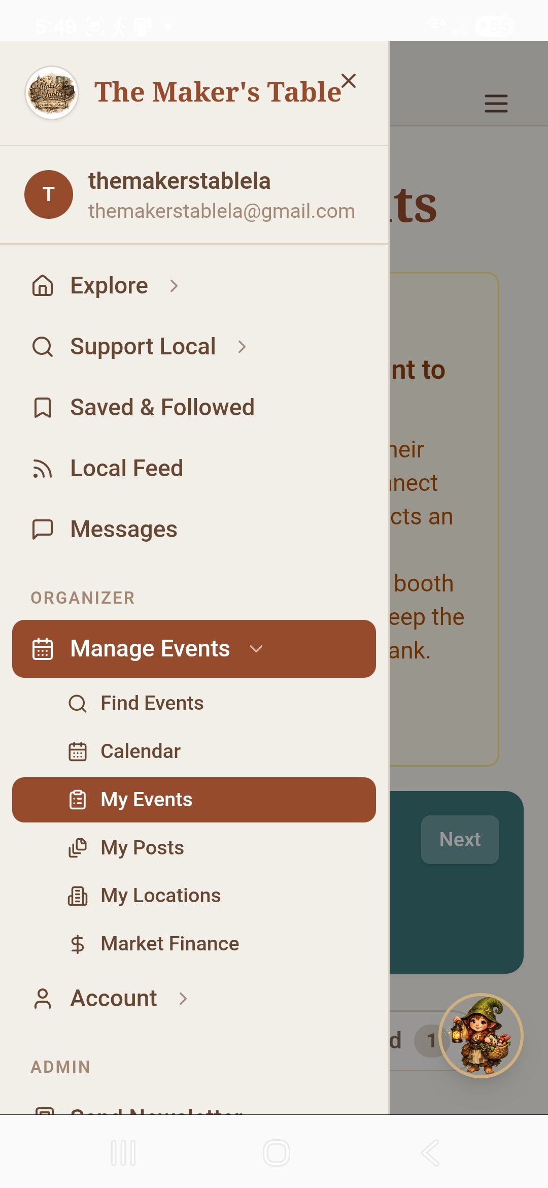 The Maker's Table - for Android