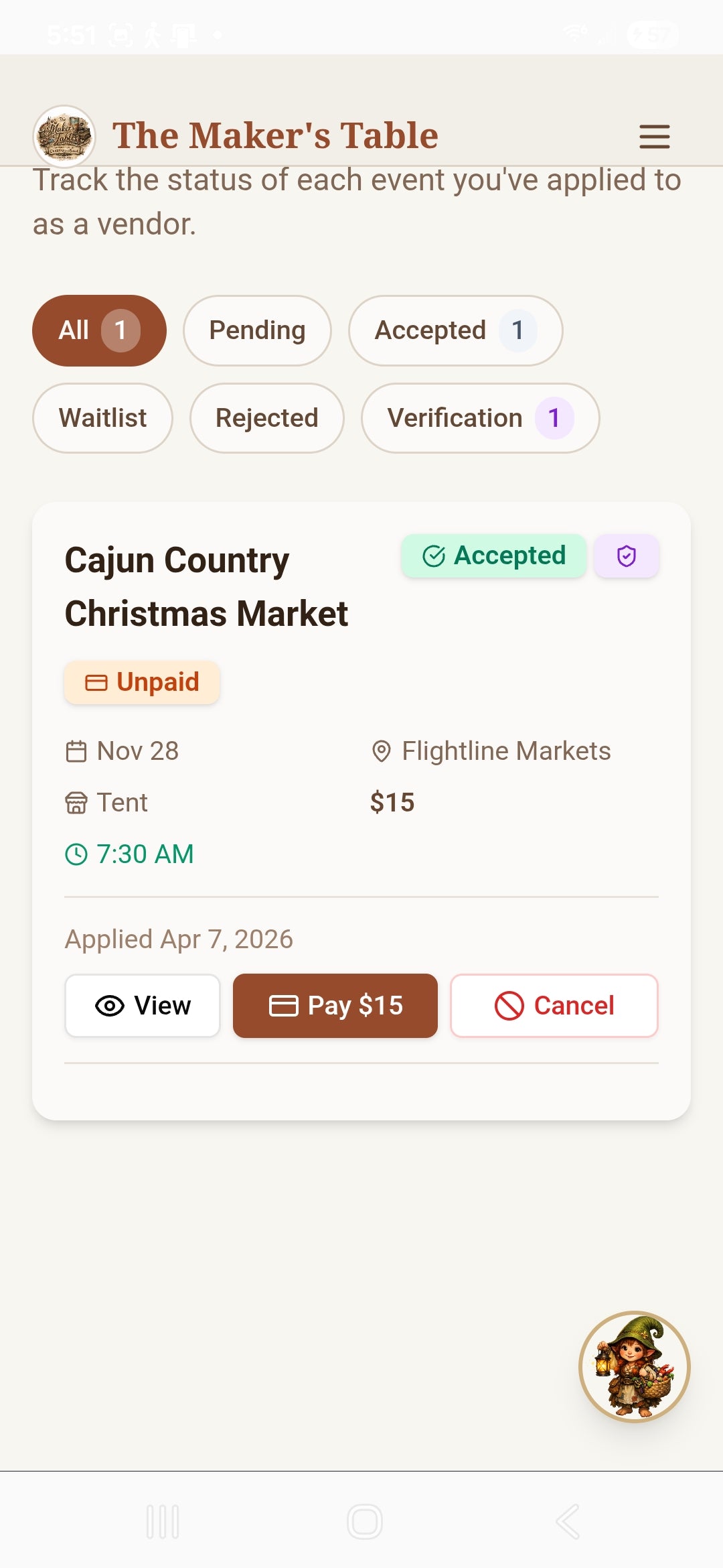 The Maker's Table - for Android