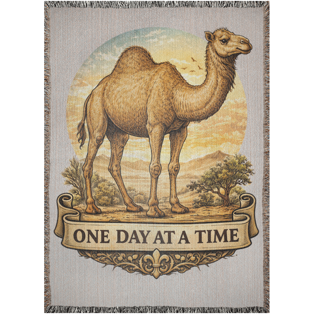 One Day At a Time Travel Blanket - Cozy Comfort for Everyday Living