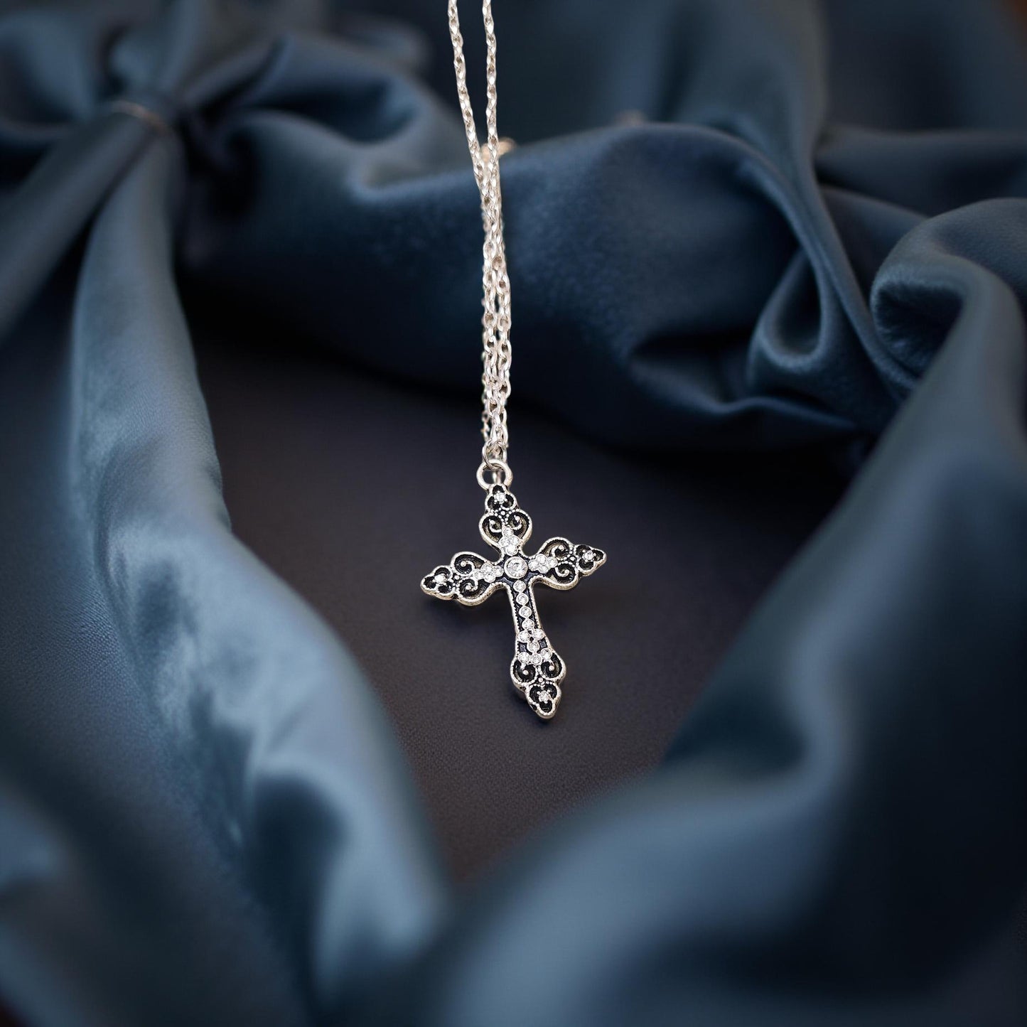 Crucifix Pendant Necklaces – Meaningful Faith Jewelry - Cypress & Sage - Vermilion