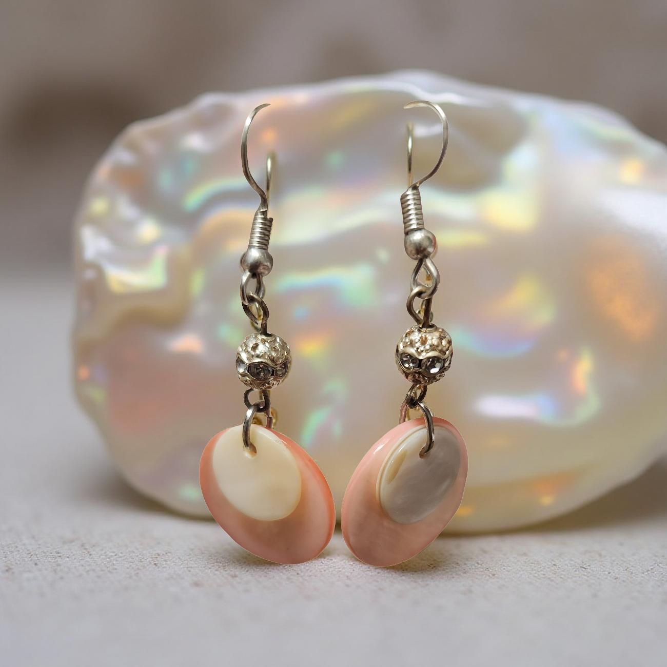 Handmade Pink Beaded Earrings – Delicate, Feminine Statement Drops - Cypress & Sage - Vermilion