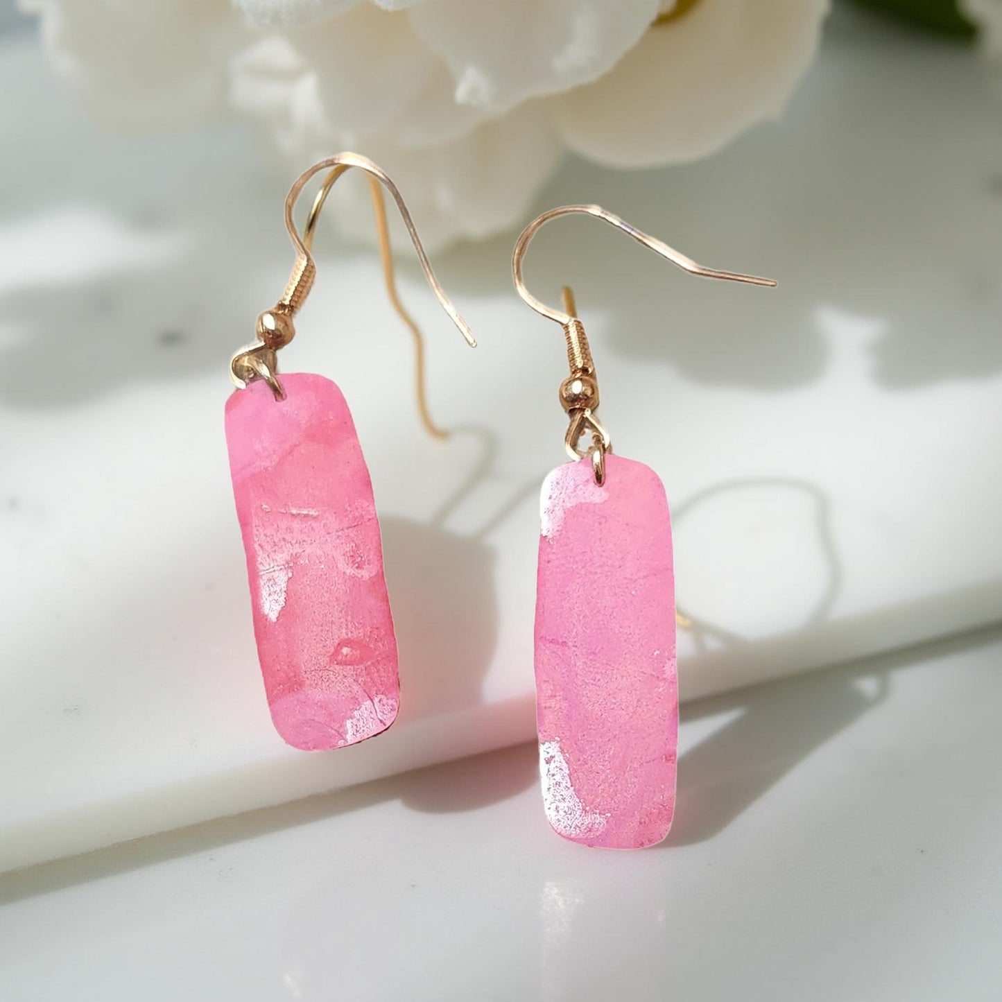 Red & Pink Valentine’s Earrings – Handmade Jewelry - Cypress & Sage - Vermilion