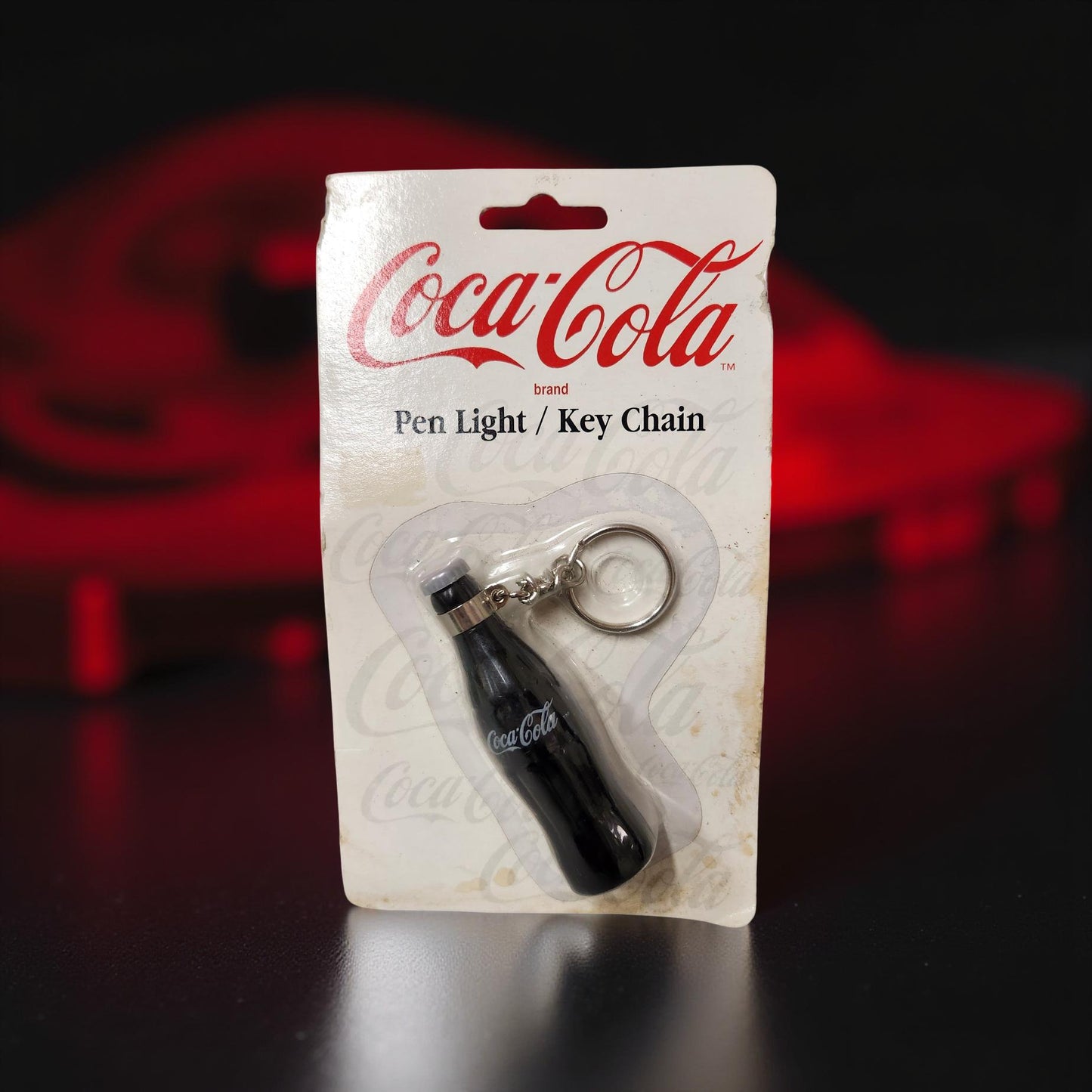 Retro Coca‑Cola Light‑Up Keychain – Classic Glow - Cypress & Sage - Vermilion