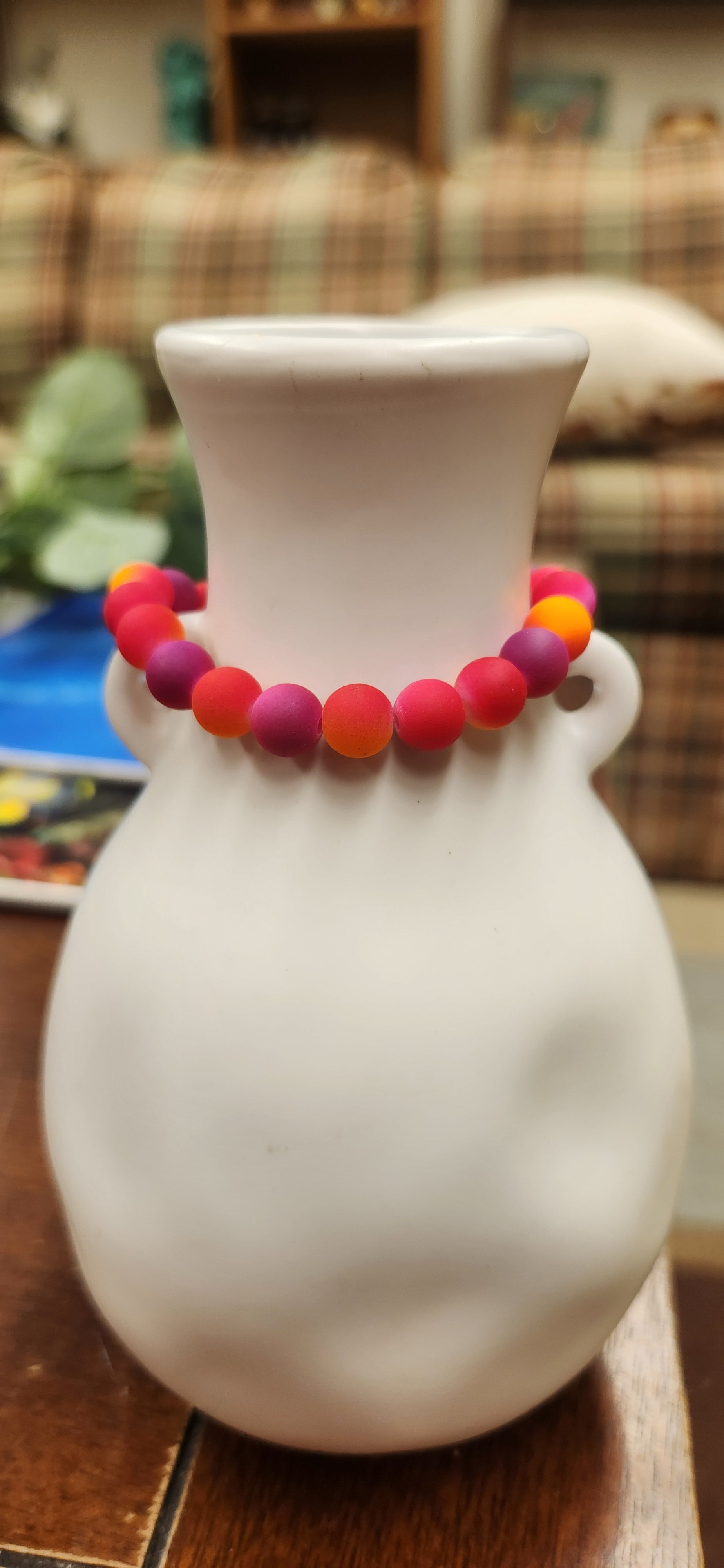 Neon Kids Bracelets – Colorful Fun Accessories - Cypress & Sage - Vermilion