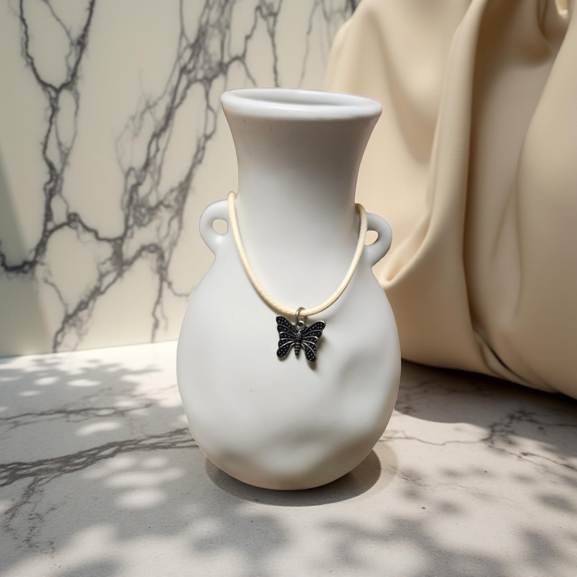 16" Inspirational Medallion Necklace – Meaningful Everyday Pendant - Cypress & Sage - Vermilion