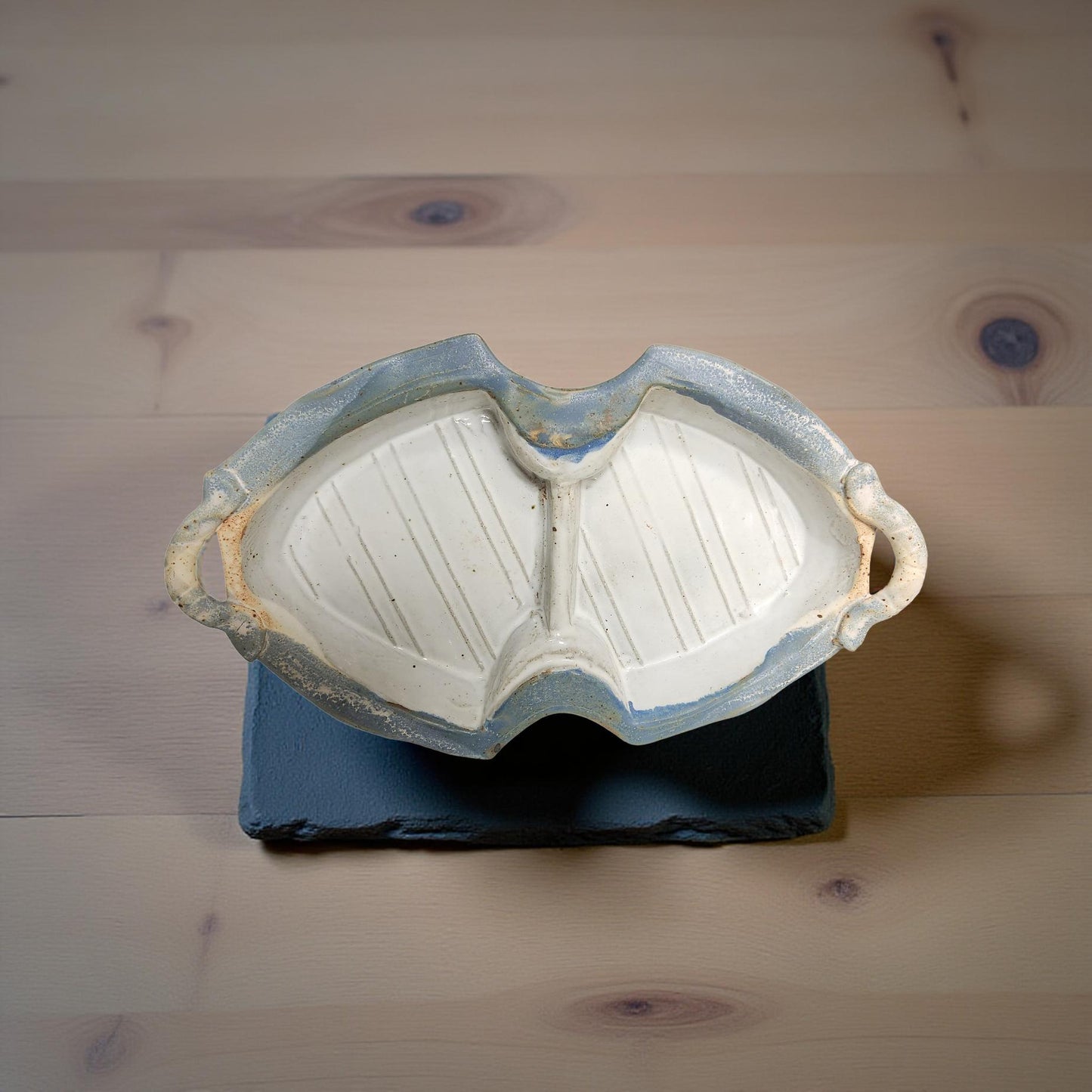Artisan Ceramic Tray – Handcrafted Decorative Dish for Home Décor - Cypress & Sage - Vermilion