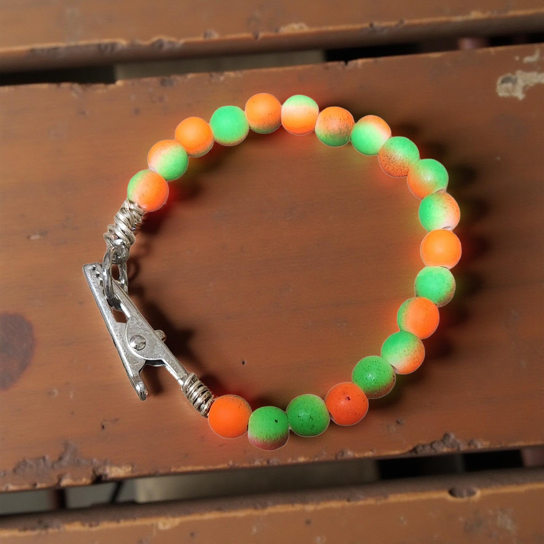 Modern Metal Clasp Bracelet – Stylish Accent - Cypress & Sage - Vermilion