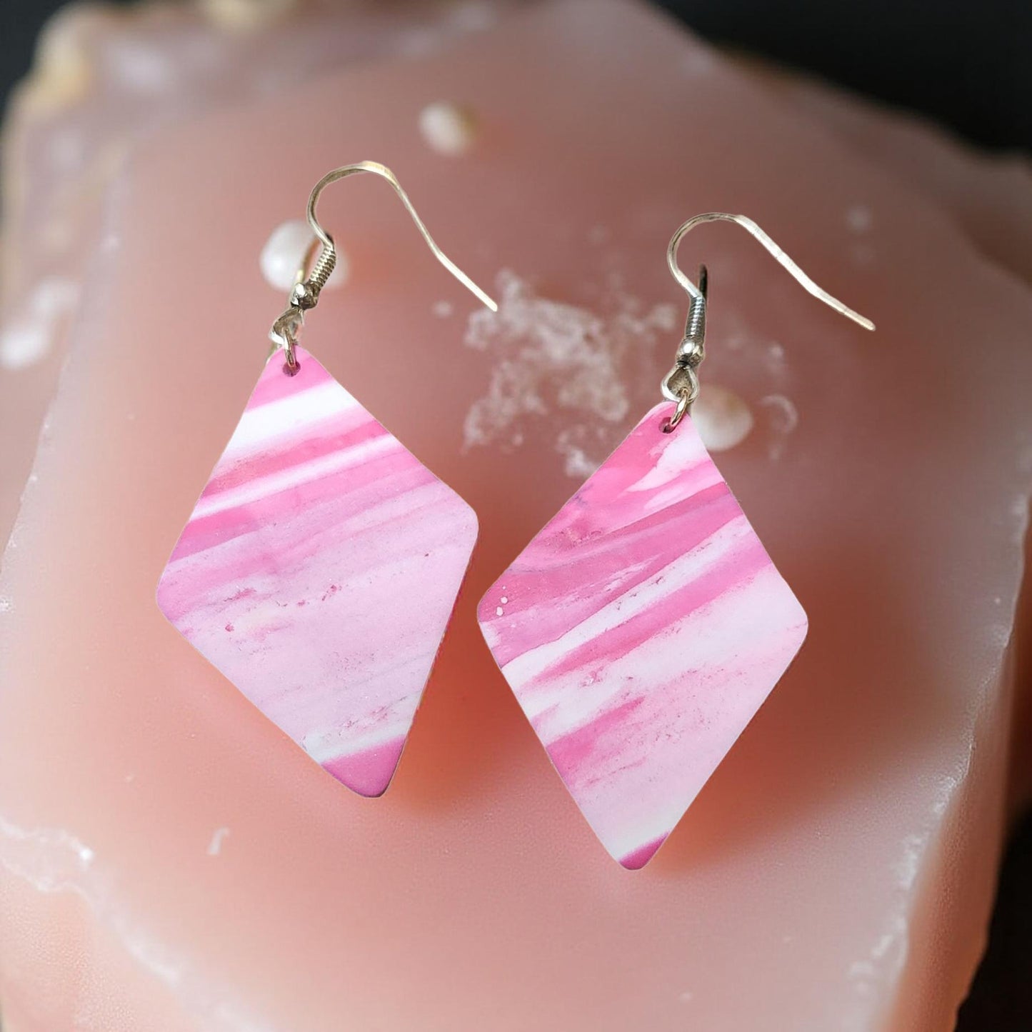 Red & Pink Valentine’s Earrings – Handmade Jewelry - Cypress & Sage - Vermilion