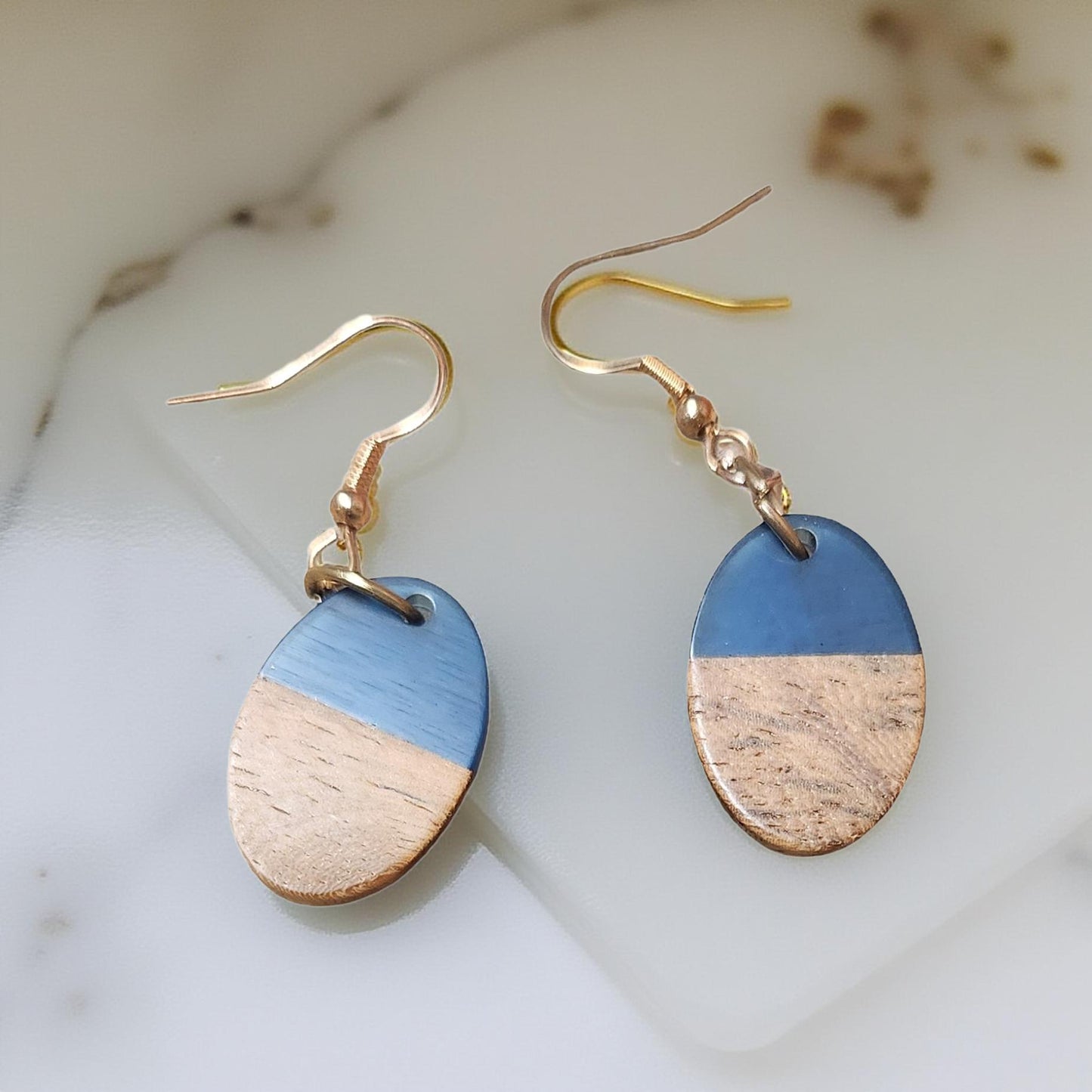 Handmade Boho Wooden Earrings – Natural Wood Statement Jewelry for Everyday Style - Cypress & Sage - Vermilion