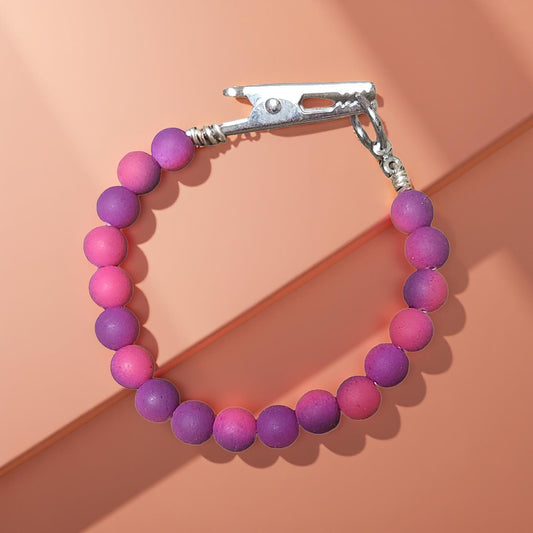 Modern Metal Clasp Bracelet – Stylish Accent - Cypress & Sage - Vermilion