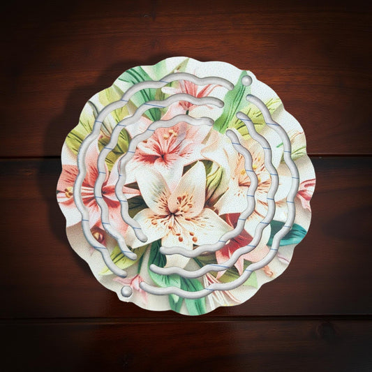 Mini Yard Spinner 3" – Bright Garden Accessory - Cypress & Sage - Vermilion