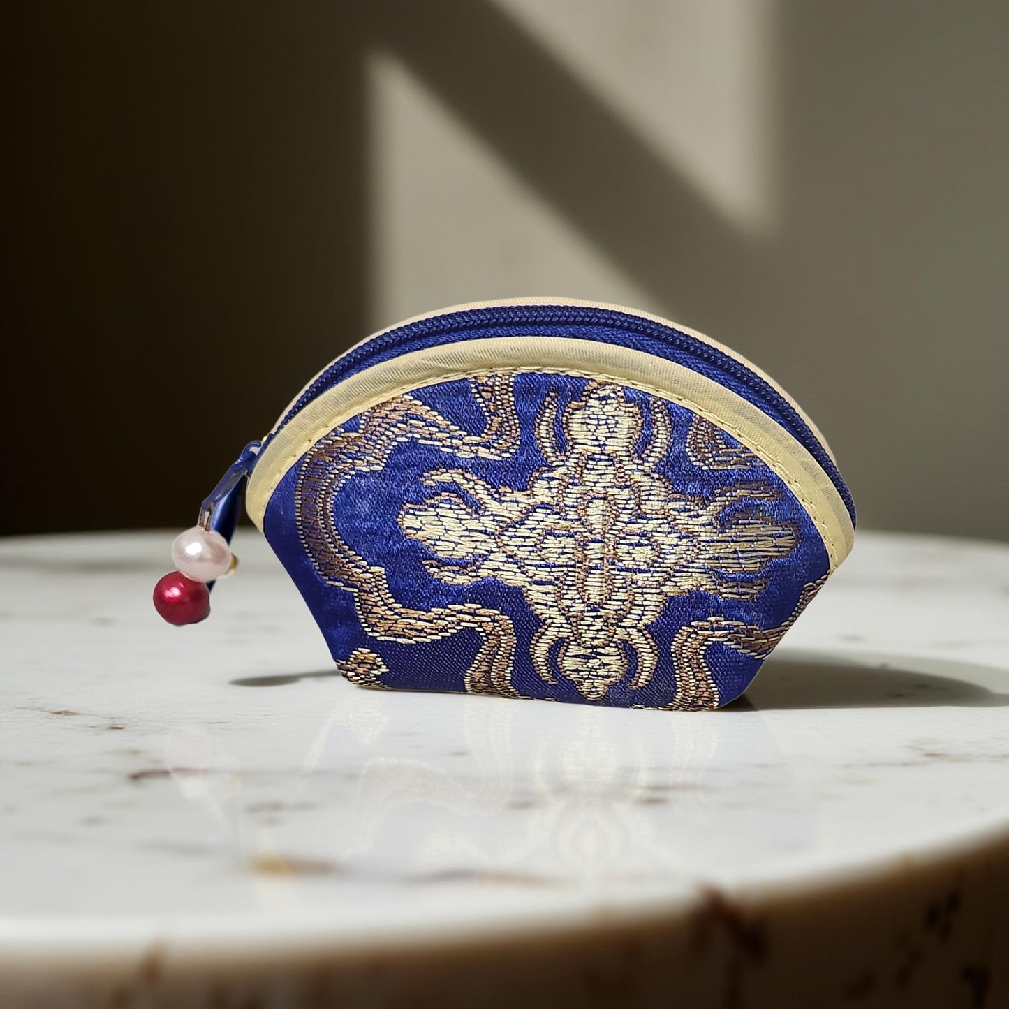 Rosary Pouch / Coin Purse – Small, Colorful & Practical - Cypress & Sage - Vermilion