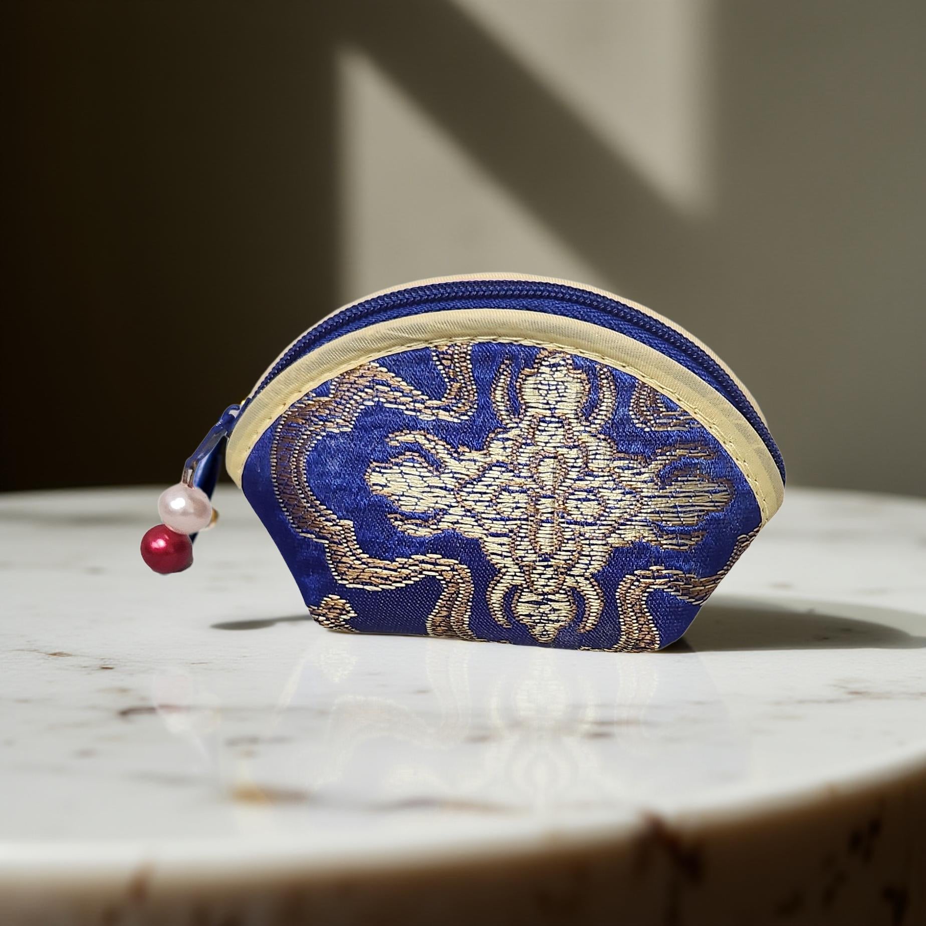 Rosary Pouch / Coin Purse – Small, Colorful & Practical - Cypress & Sage - Vermilion