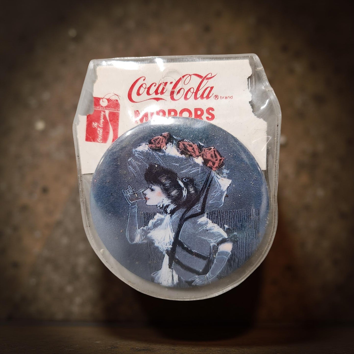 Vintage Coca‑Cola Purse Mirror – Retro Charm - Cypress & Sage - Vermilion