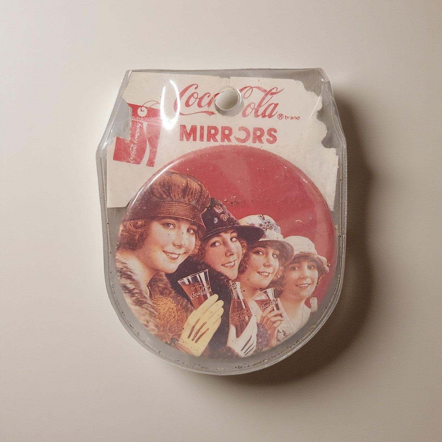 Vintage Coca‑Cola Purse Mirror – Retro Charm - Cypress & Sage - Vermilion