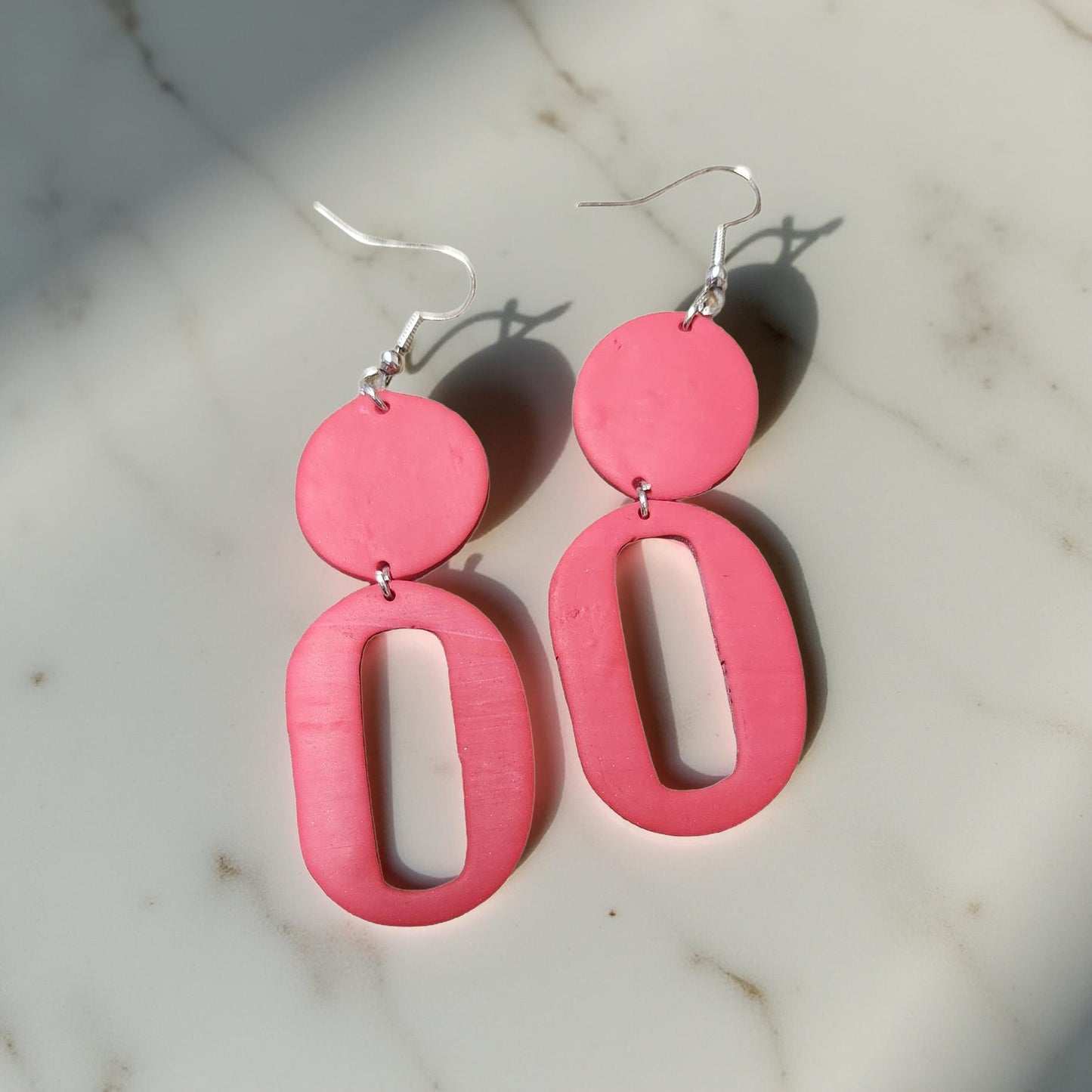 Red & Pink Valentine’s Earrings – Handmade Jewelry - Cypress & Sage - Vermilion