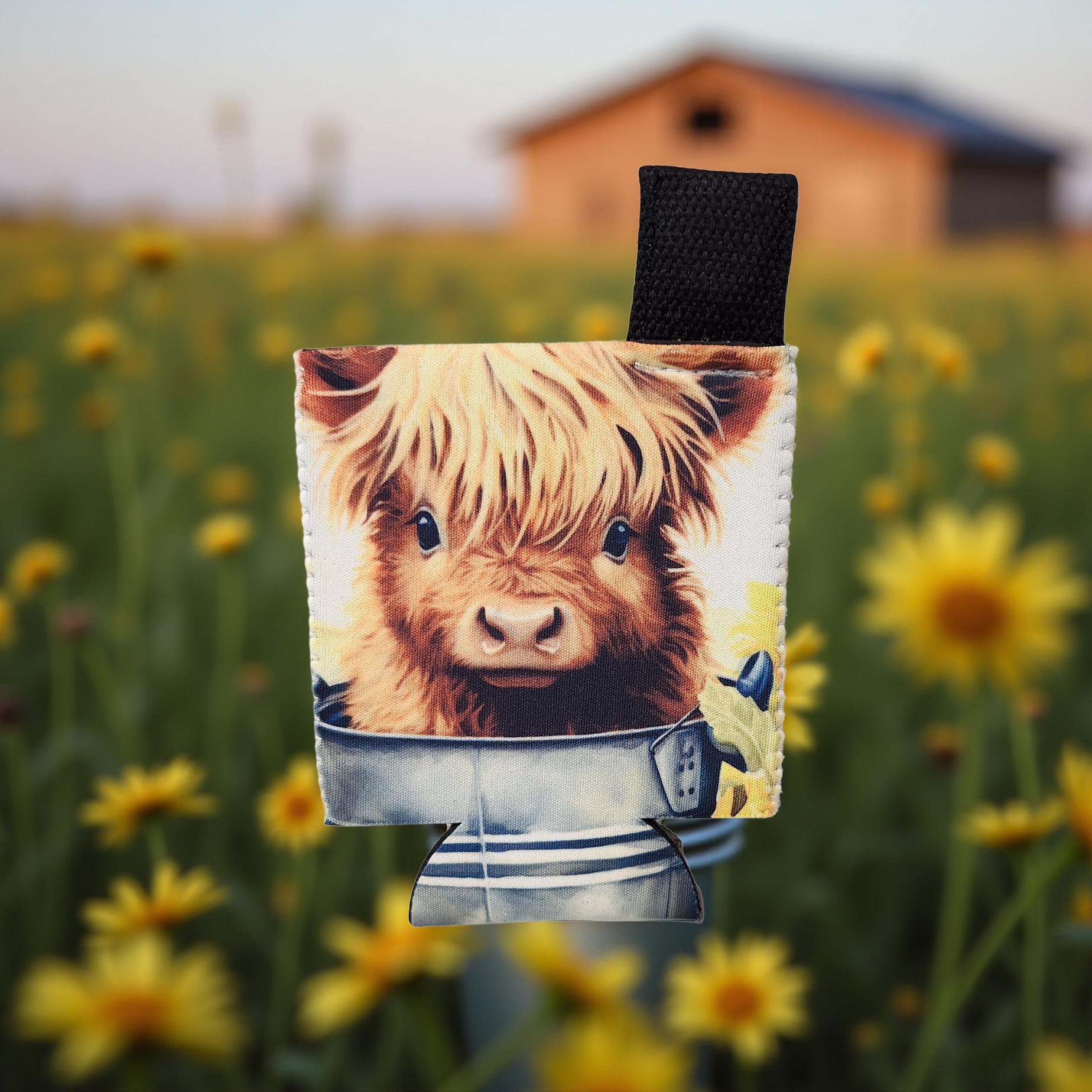 Magnetized Drink Koozies – Animal & Baseball Mom Styles - Cypress & Sage - Vermilion