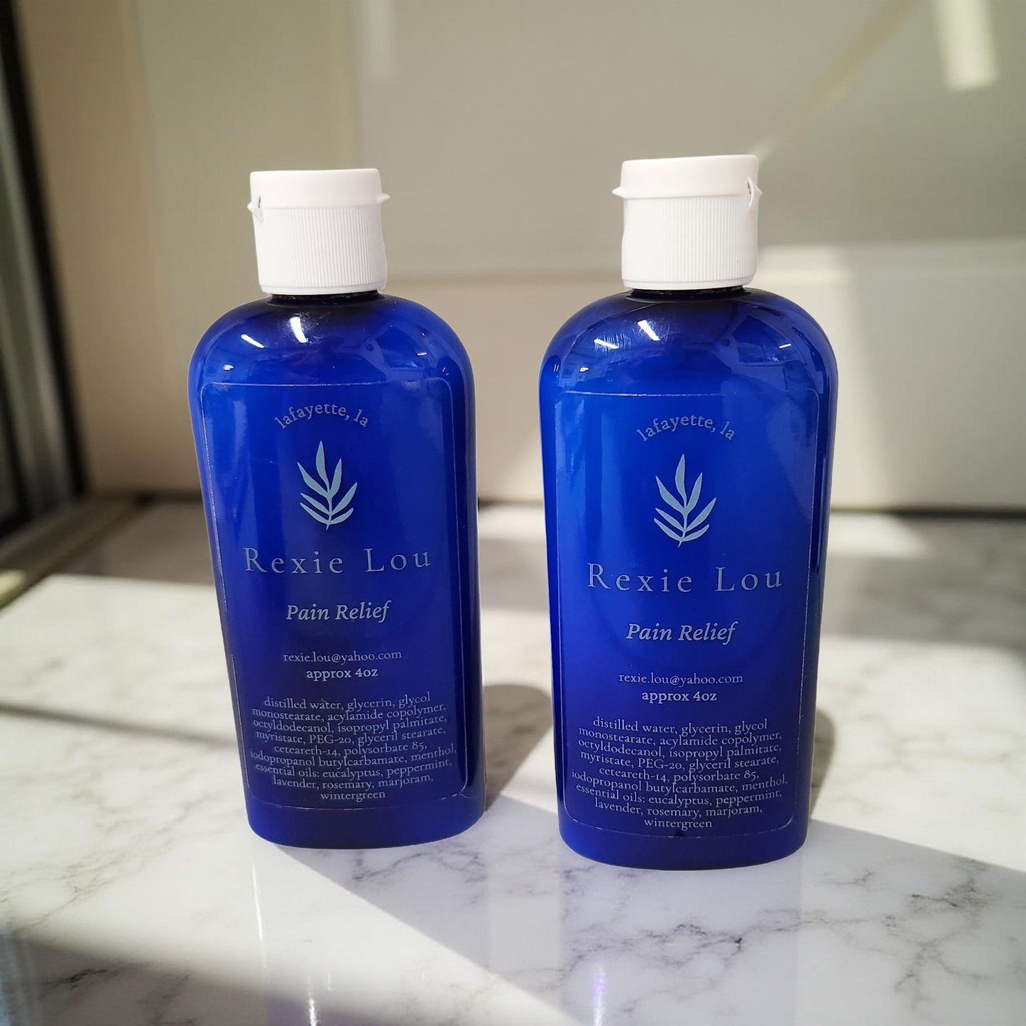 Rexie Lou Pain Relief – 4 oz Bottle - Cypress & Sage - Vermilion