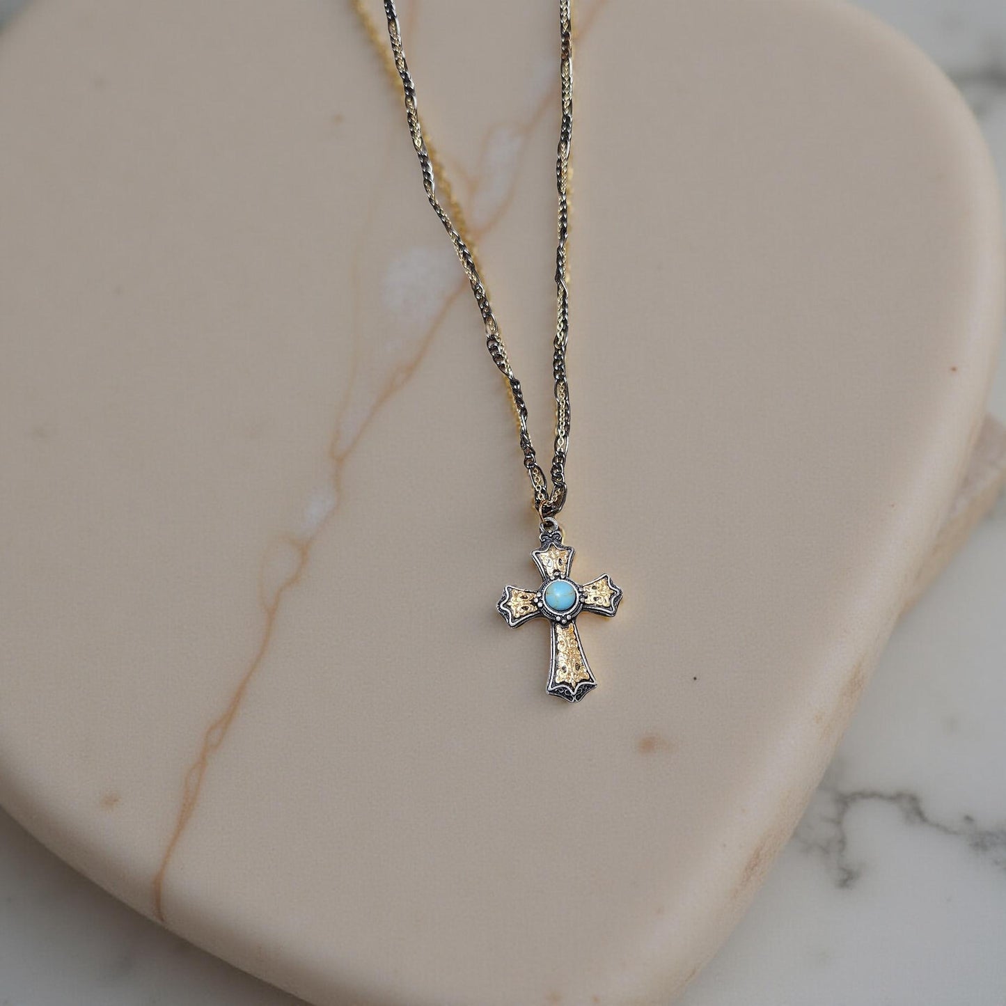 Crucifix Pendant Necklaces – Meaningful Faith Jewelry - Cypress & Sage - Vermilion