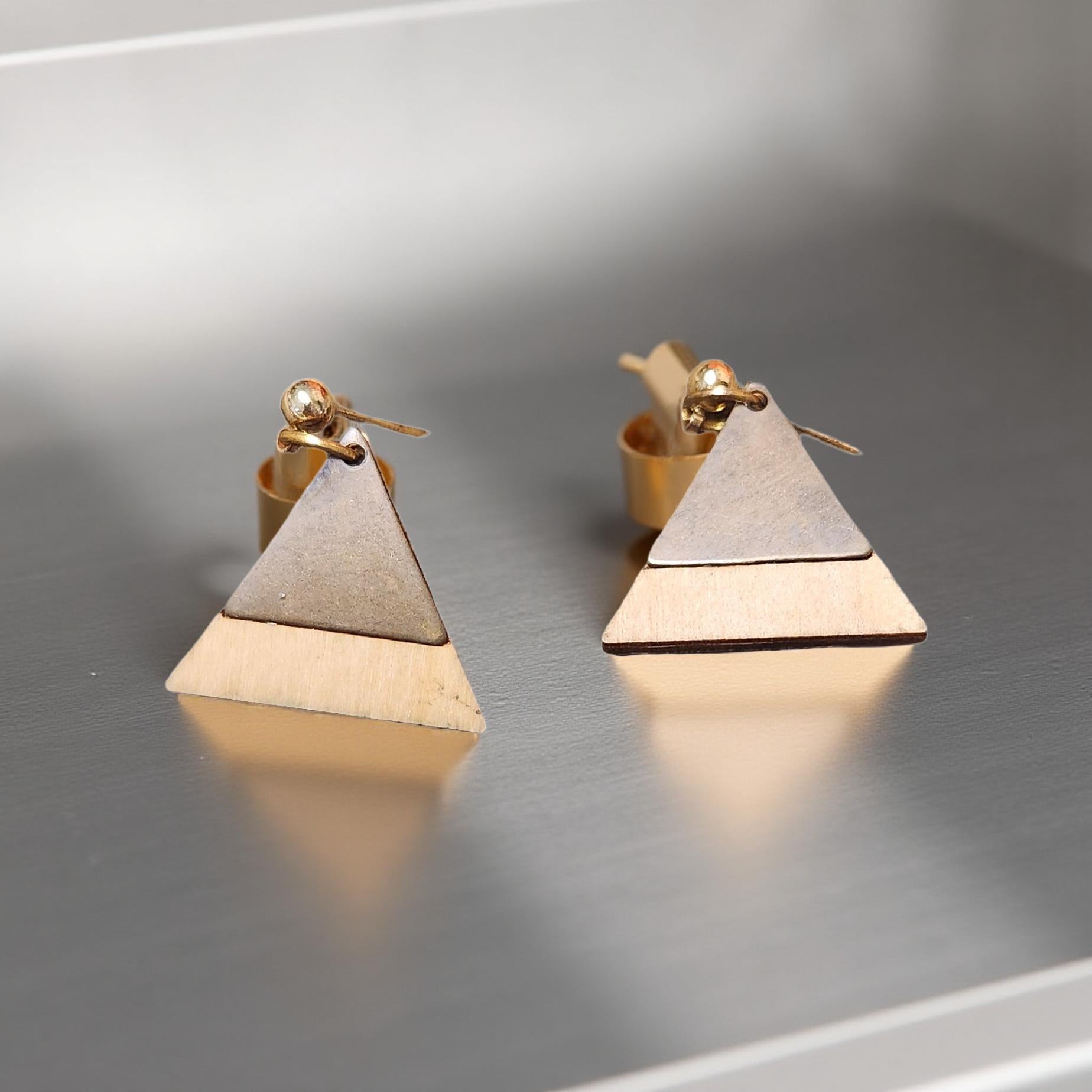 Handmade Boho Wooden Earrings – Natural Wood Statement Jewelry for Everyday Style - Cypress & Sage - Vermilion