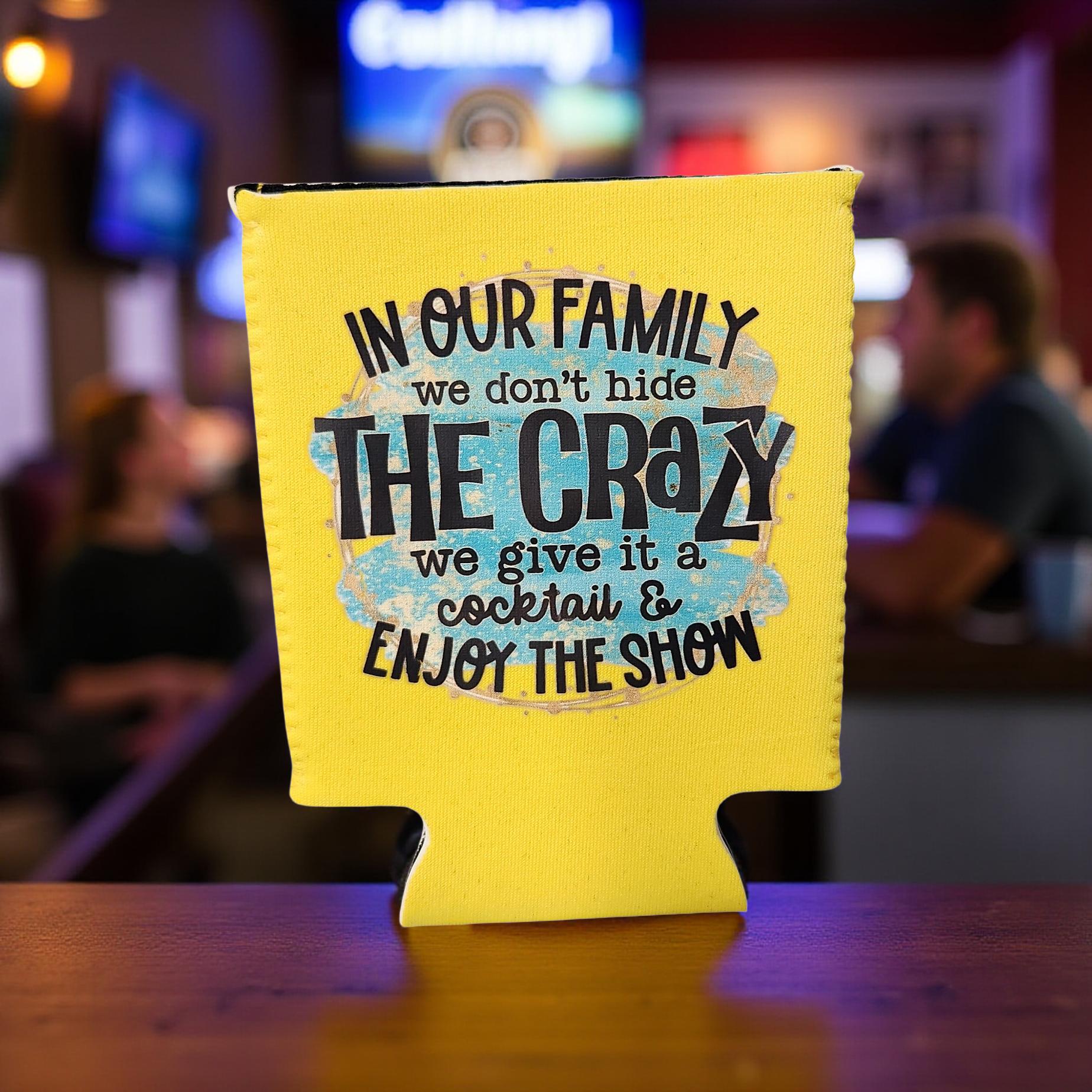 🥤 Can Koozies – Butterflies, God, Deer & Crazy Designs - Cypress & Sage - Vermilion