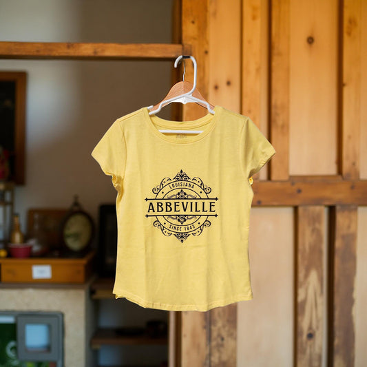 Abbeville Louisiana Kids T‑Shirt – Small‑Town Pride Apparel - Cypress & Sage - Vermilion