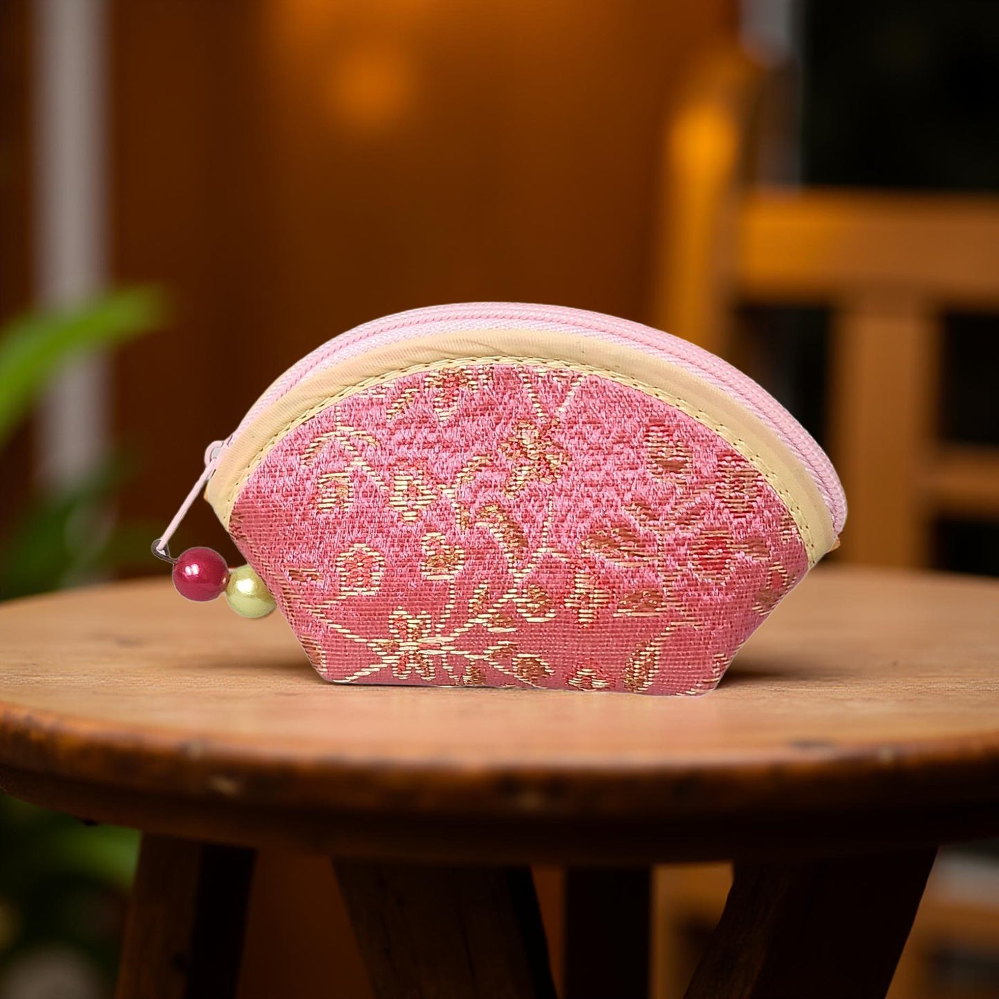 Rosary Pouch / Coin Purse – Small, Colorful & Practical - Cypress & Sage - Vermilion