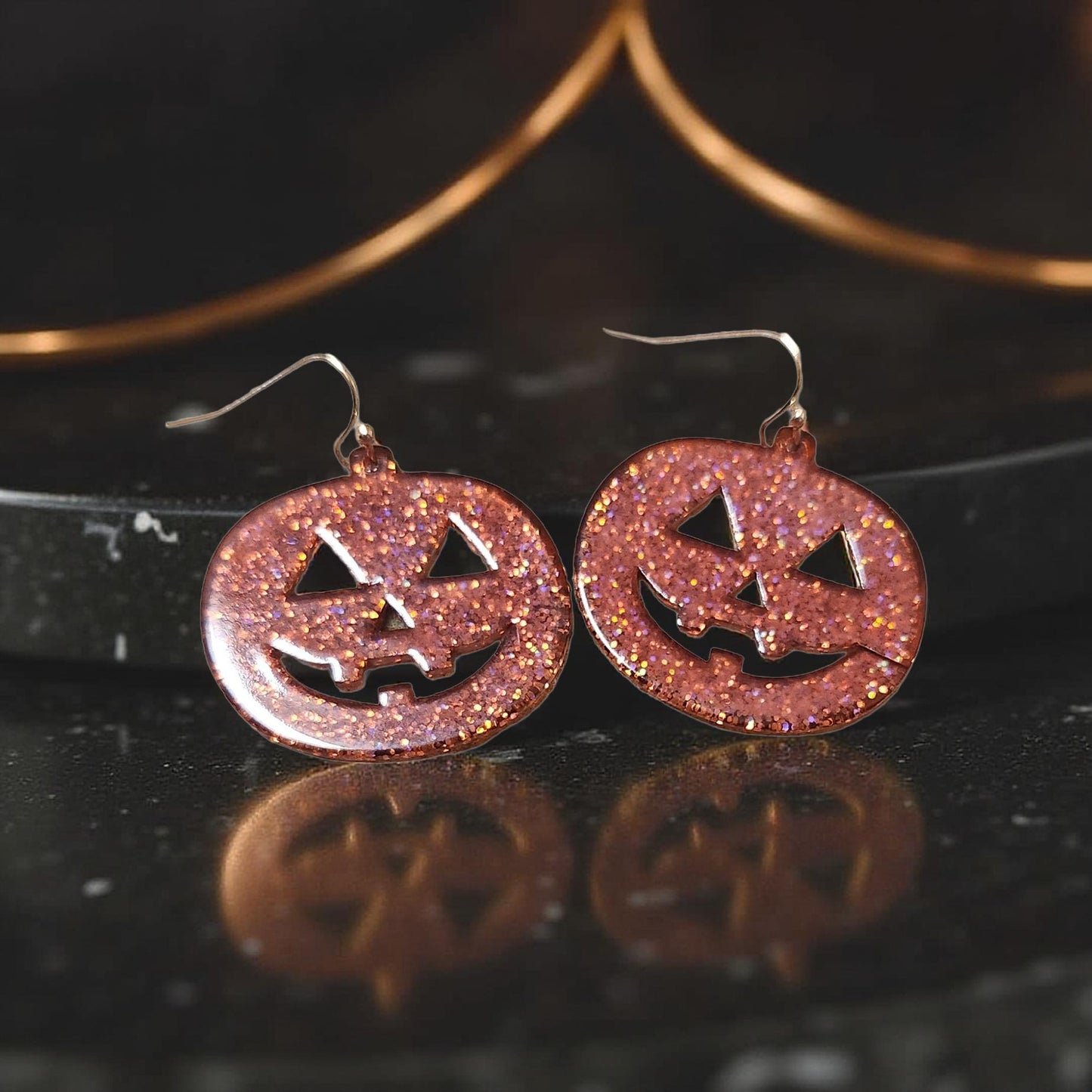 Halloween earrings - Cypress & Sage - Vermilion