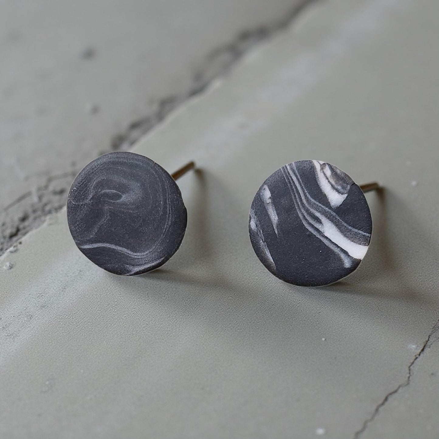 Round Statement Earrings – Stud & Dangle Options - Cypress & Sage - Vermilion