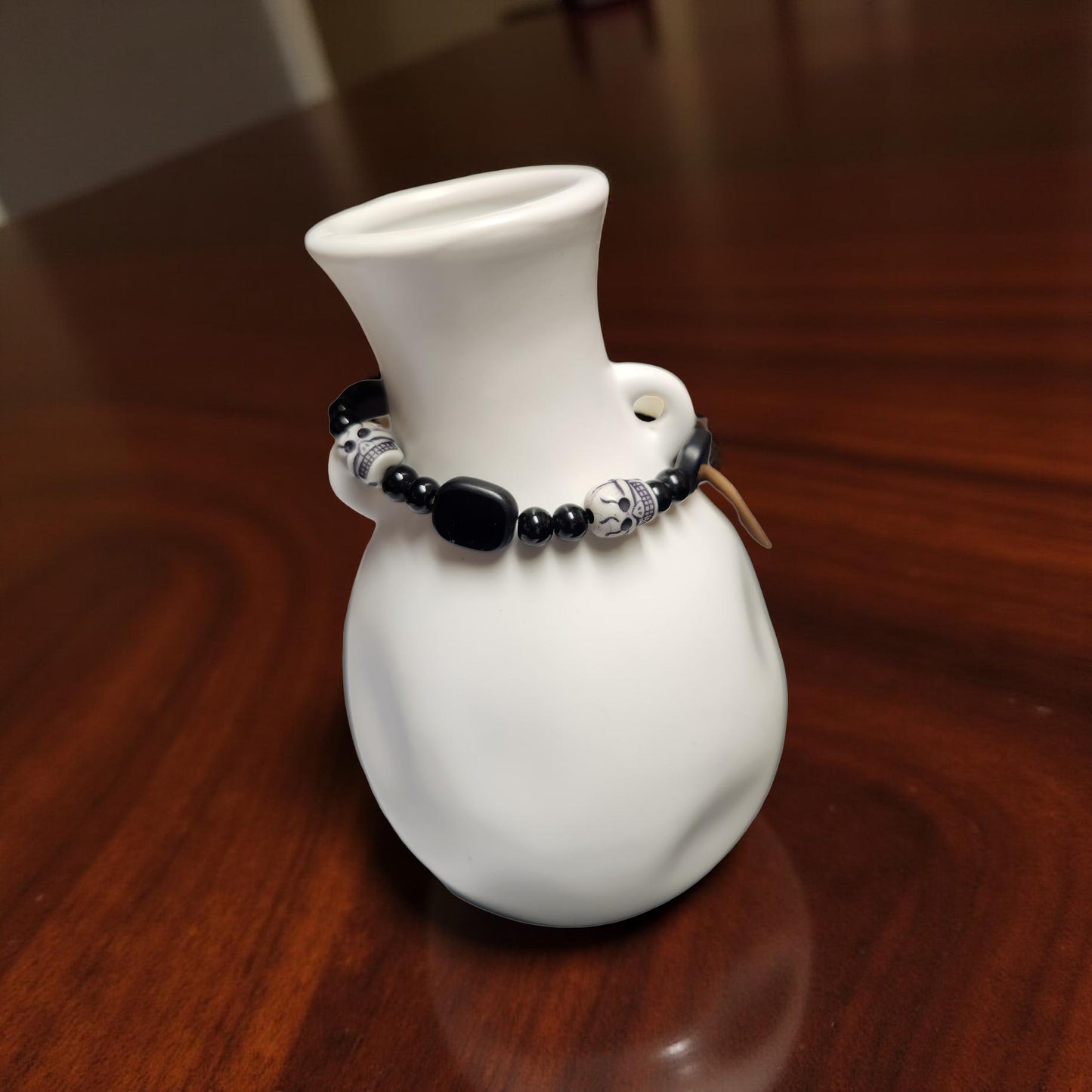 Black Tourmaline Stretch Bracelet – Grounding Crystal Jewelry - Cypress & Sage - Vermilion