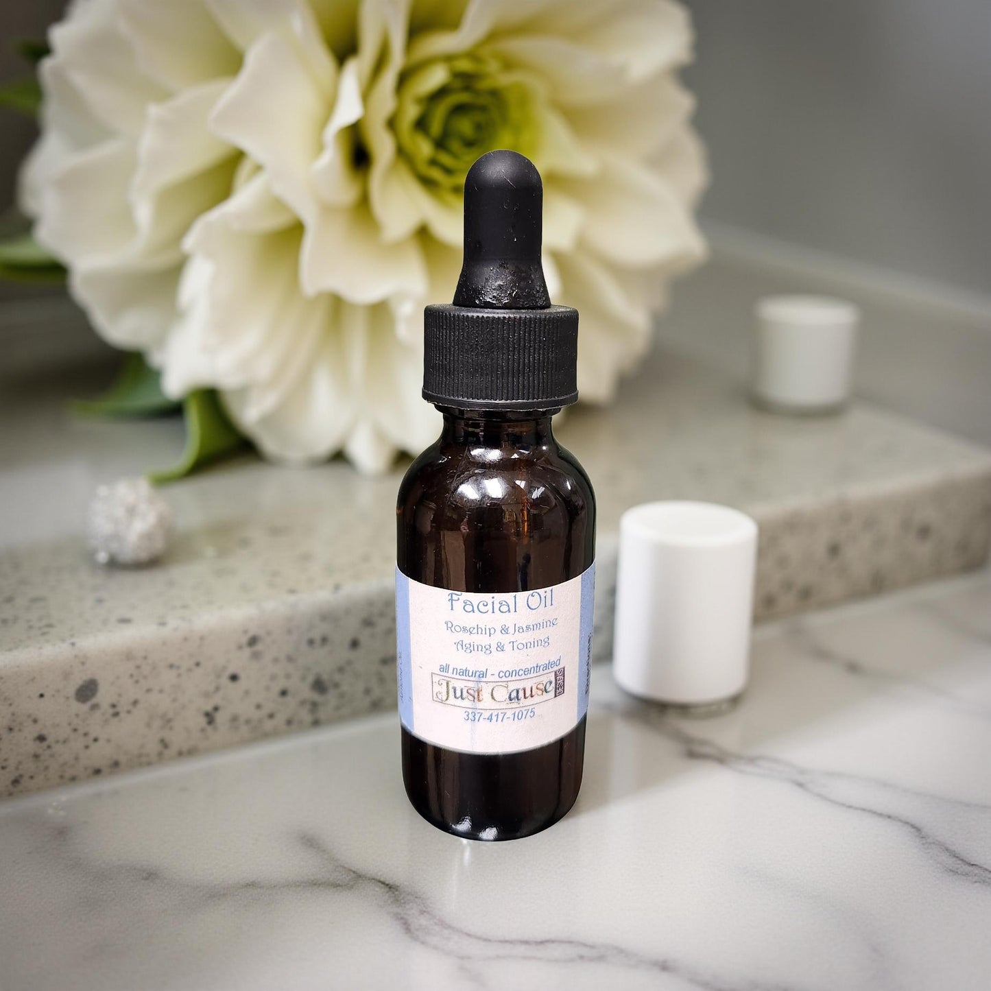 Rosehip Facial Oil – Hydrating, Calming Botanical Blend for Soft, Glowing Skin - Cypress & Sage - Vermilion